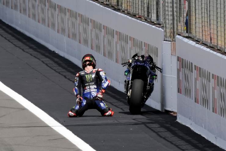 MotoGP Quartararo Silverstone Yamaha rottura