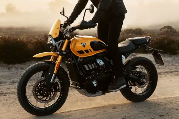 Triumph Scrambler 400 XC novità India