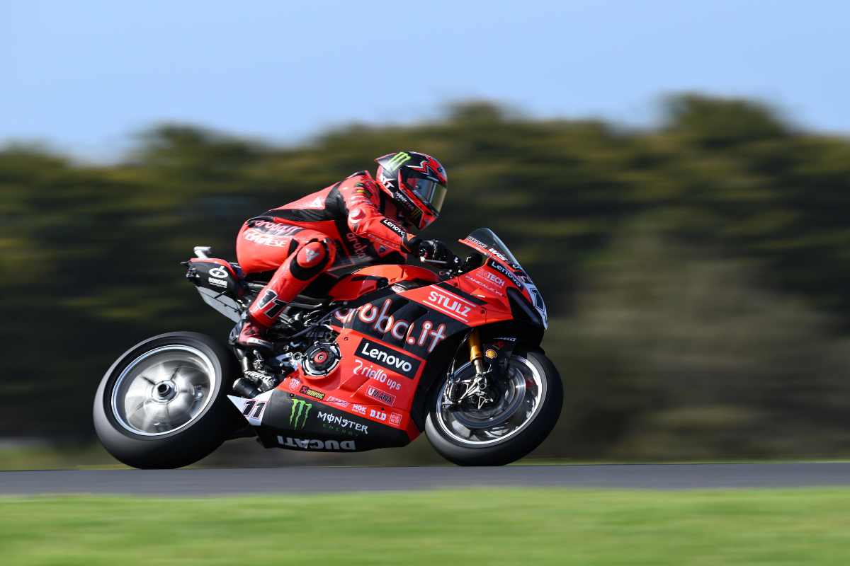 La Ducati Superbike in pista