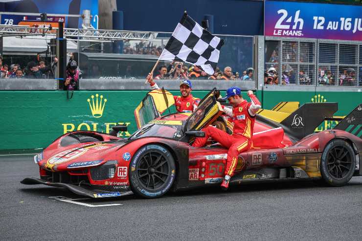 La Ferrari, vincitrice dell'ultima edizione della 24 Ore di Le Mans