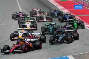 Un partenza in Formula 1