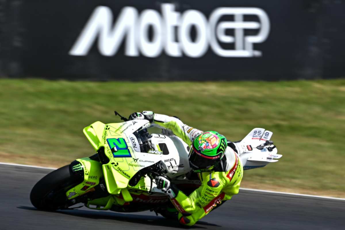 Franco Morbidelli in sella alla Ducati MotoGP