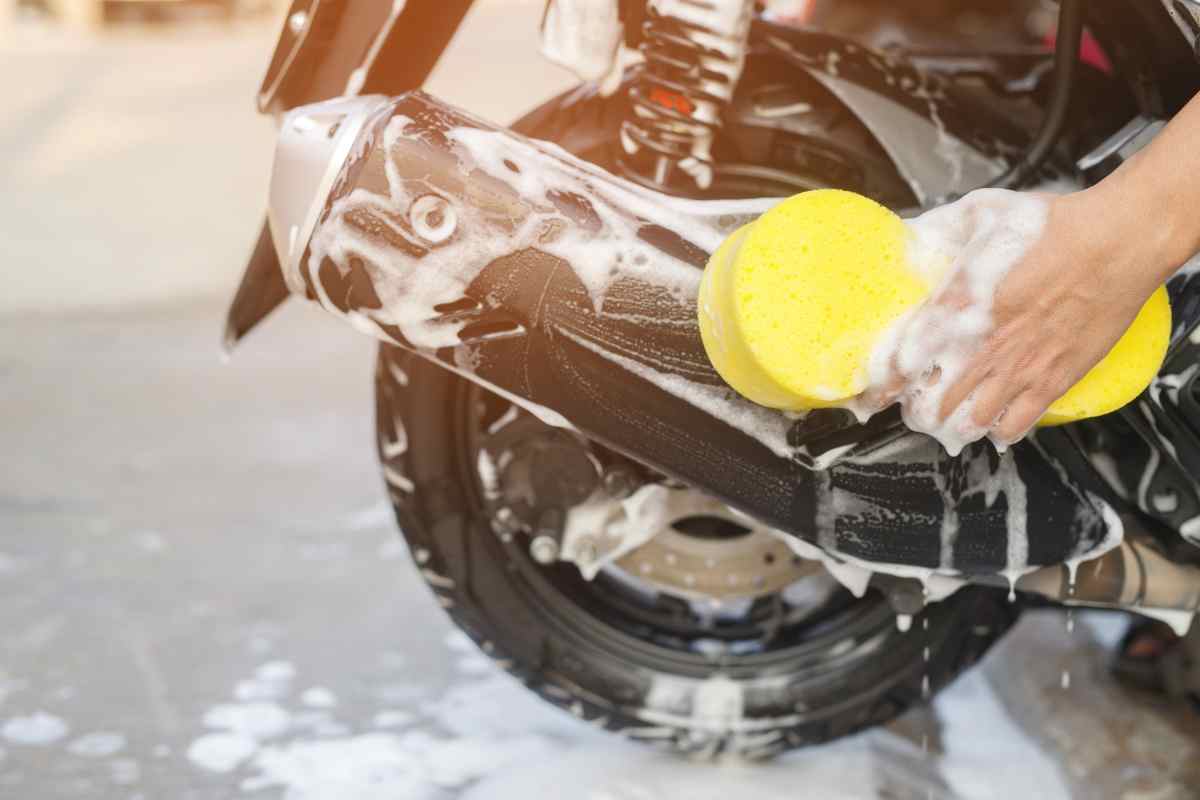 Lavaggio moto