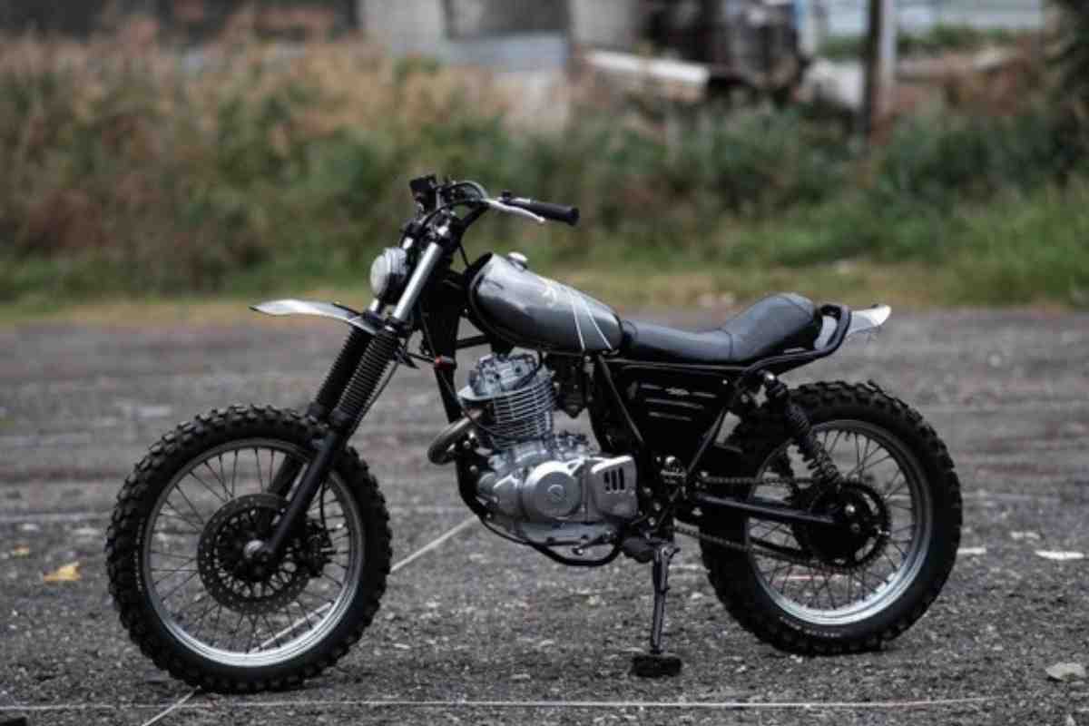 Moto che sembra una e-bike