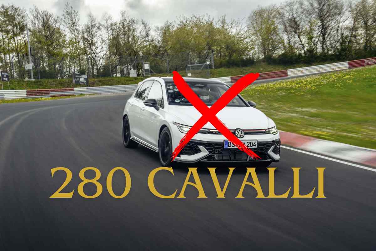 Non è Volkswagen Golf il nuovo bolide da 280 cavalli