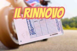 Rinnovo patente moto