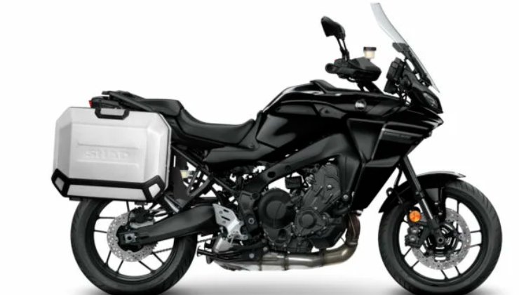 La Yamaha Tracer 9 GT con valigia SHAD