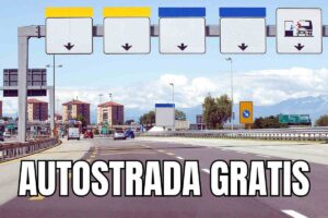 casello autostrada gratis