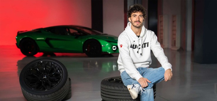Pecco Bagnaia Ducati MotoGP Lamborghini Temerario
