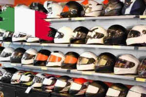 negozio casco bandiera italia