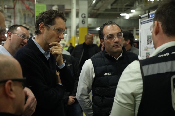 Filosa Elkann Stellantis dirigenti Italia