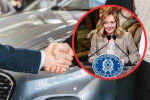 giorgia meloni auto
