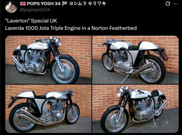 Laverda 1000 moto 3 cilindri Italia