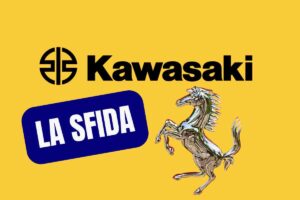 Kawasaki umilia Ferrari
