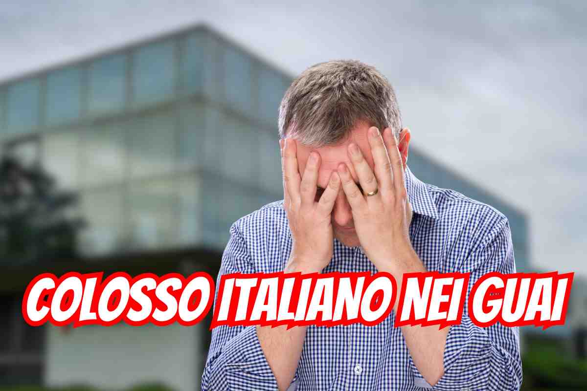Colosso italiano nei guai