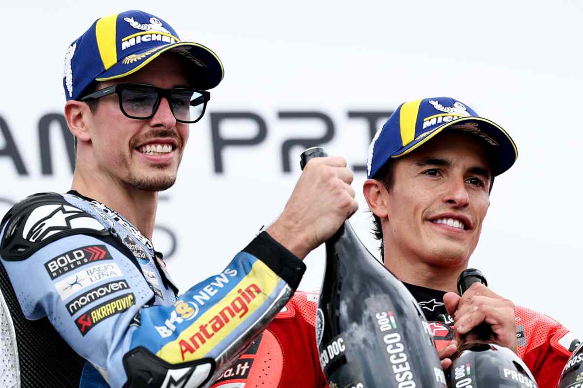 I fratelli Marquez sul podio