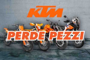 KTM perde pezzi