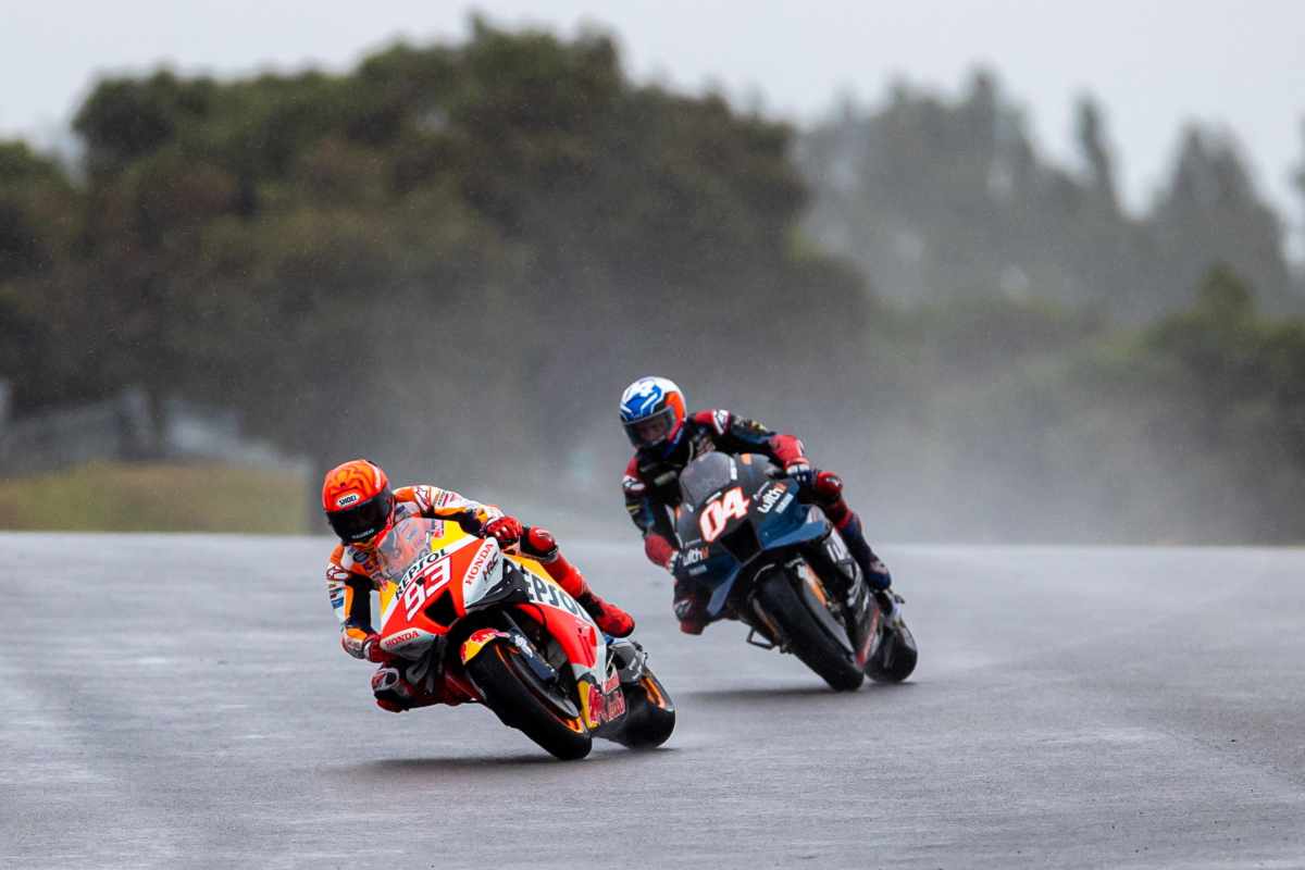 Marquez e Dovizioso in pista