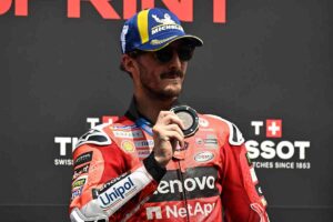 Bagnaia sul podio