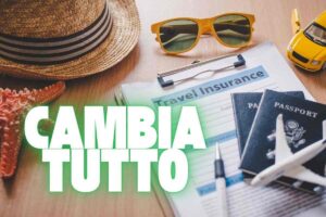 Viaggio aereo documento carta d'identità