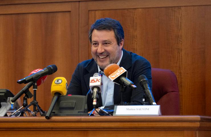 Matteo Salvini Ponte Stretto Messina