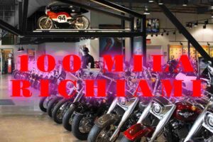 Harley Davidson Softail moto richiamo