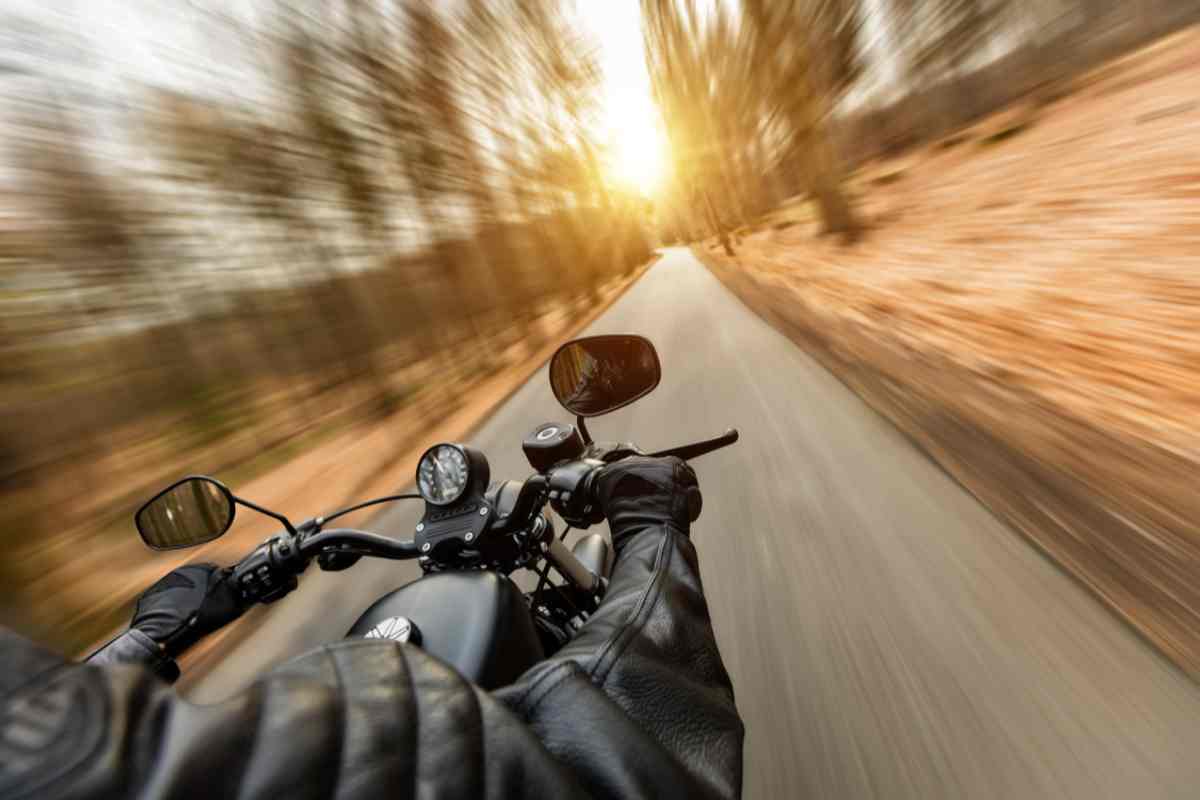Moto in corsa