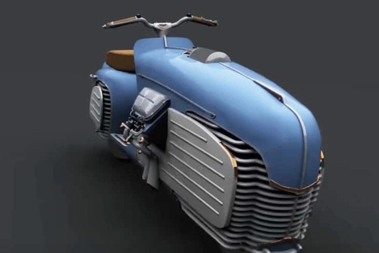 Moto V4 Rero scooter Saint Peter's Build