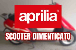Aprilia scooter dimenticato