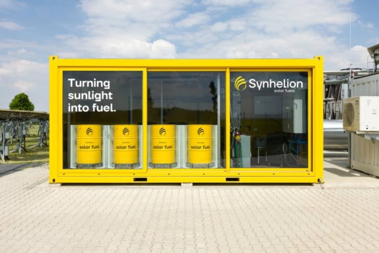Synhelion auto svizzera carburante energia solare