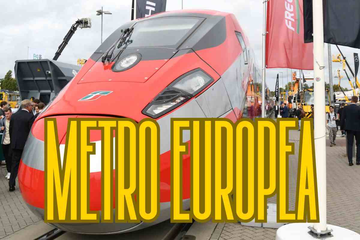 Treno Metro Europa Londra Milano