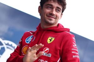 Primo piano di Charles Leclerc