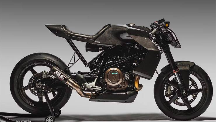 La Husqvarna Vitpilen 701 di Charles Leclerc