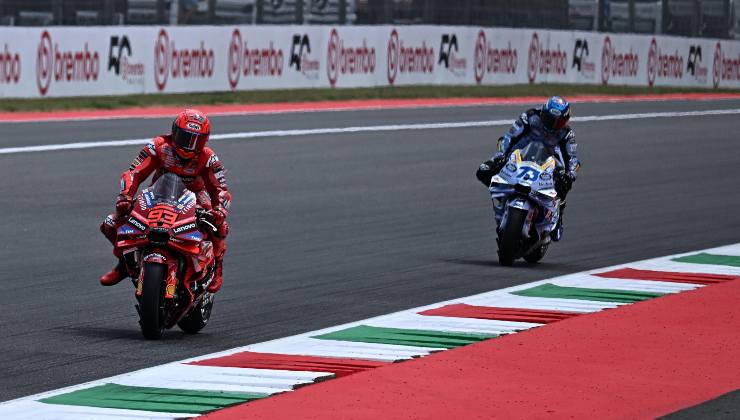 Marc e Alex Marquez n pista