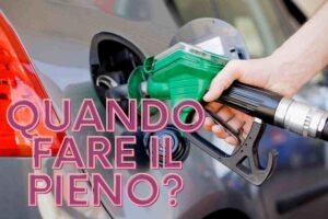 Benzina pieno quando vuoto