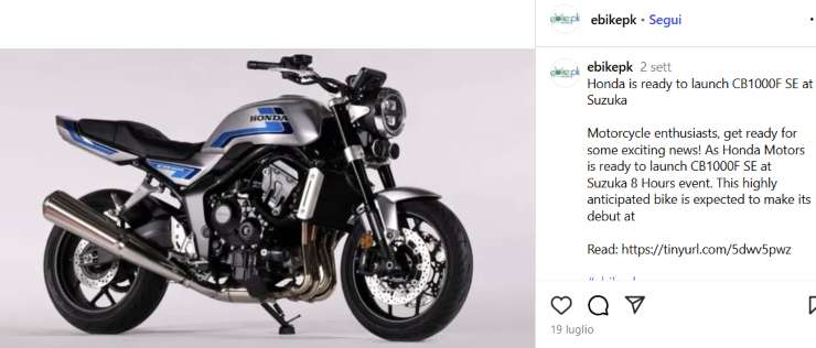 Honda CB 1000 F SE Concept