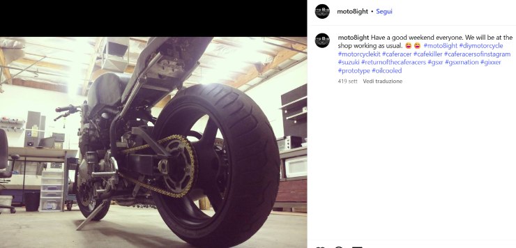 Moto8ight montaggio cambio